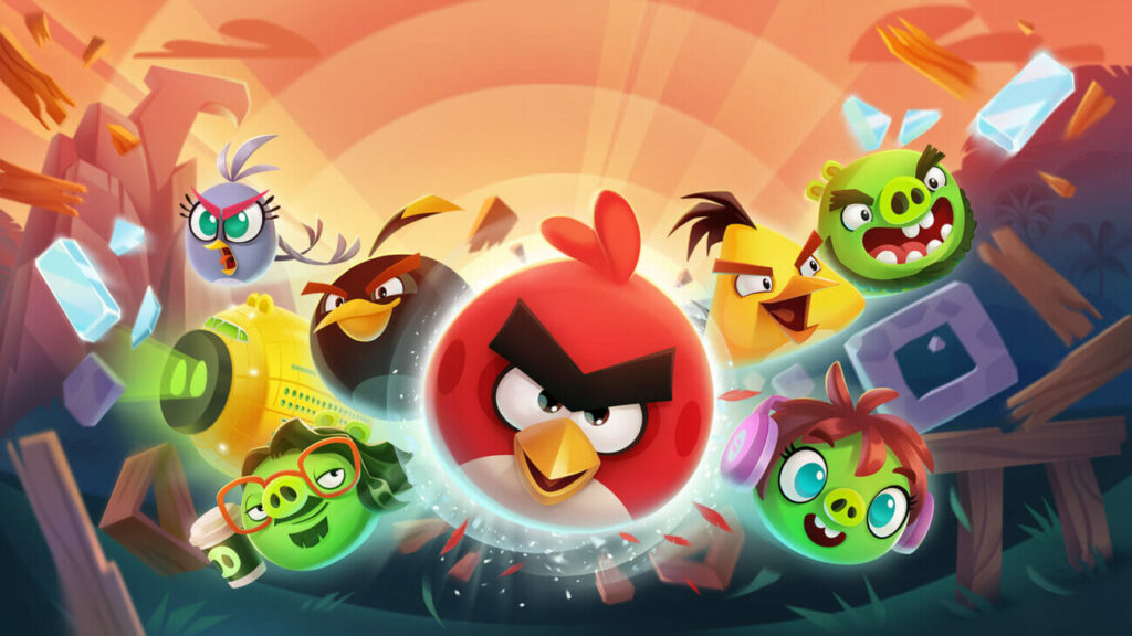 Angry Birds Game Starting Screen